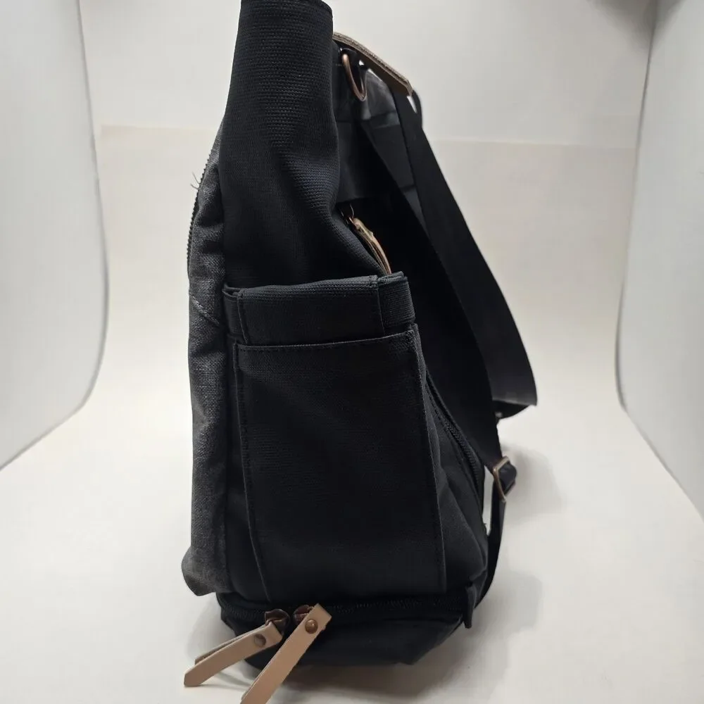 Petunia Pickle Bottom Pivot Pack Diaper Bag Backpack Gray/Black